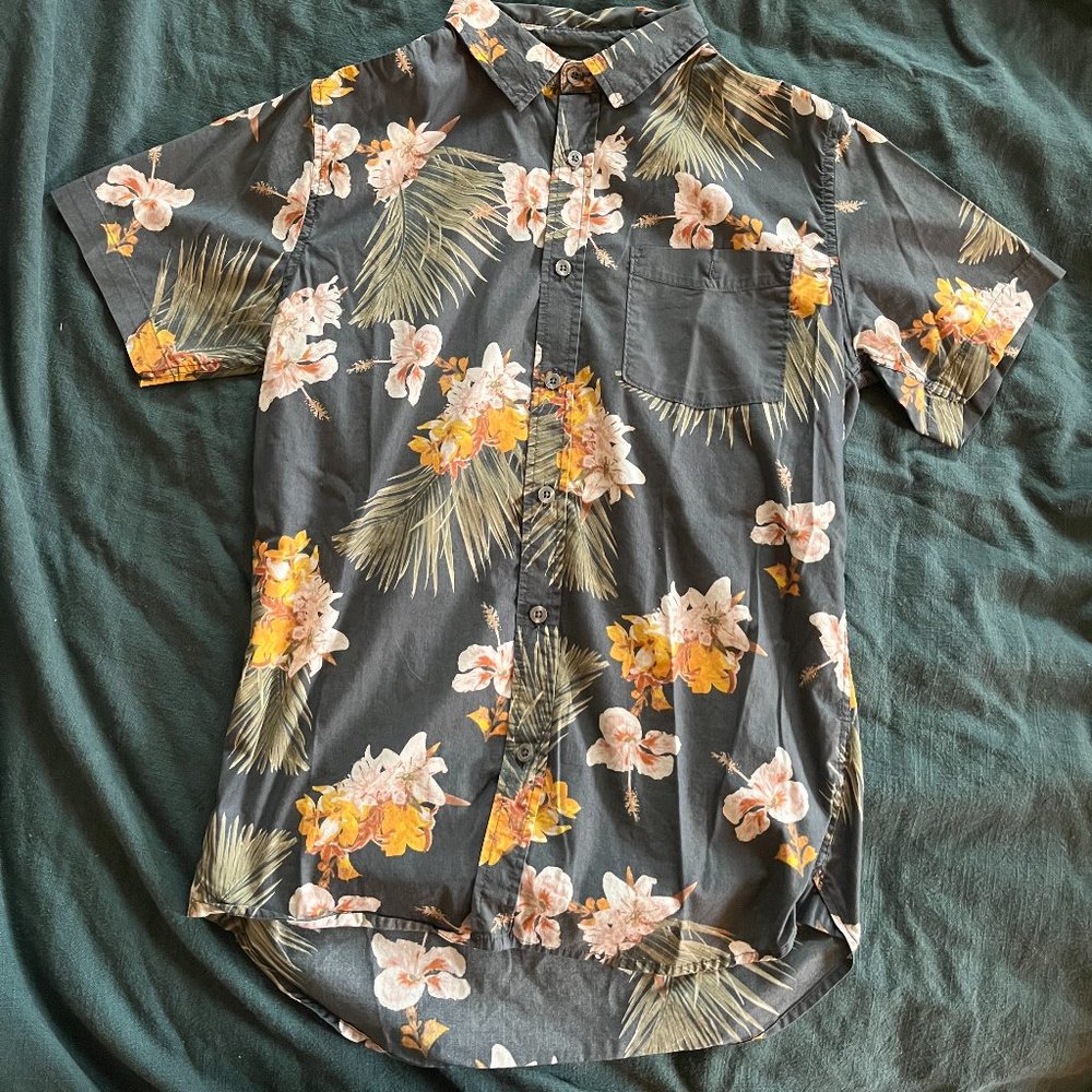 Hawaiian Button Down Modern Amusement Slim Fit